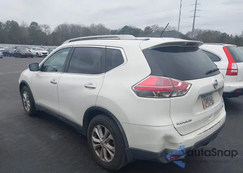 2014 Nissan Rogue Sv z USA, uszkodzony, nr VIN 5N1AT2MT8EC867854
